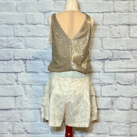 Ramy Brook Ivory Floral Shorts - Picture 5 of 7